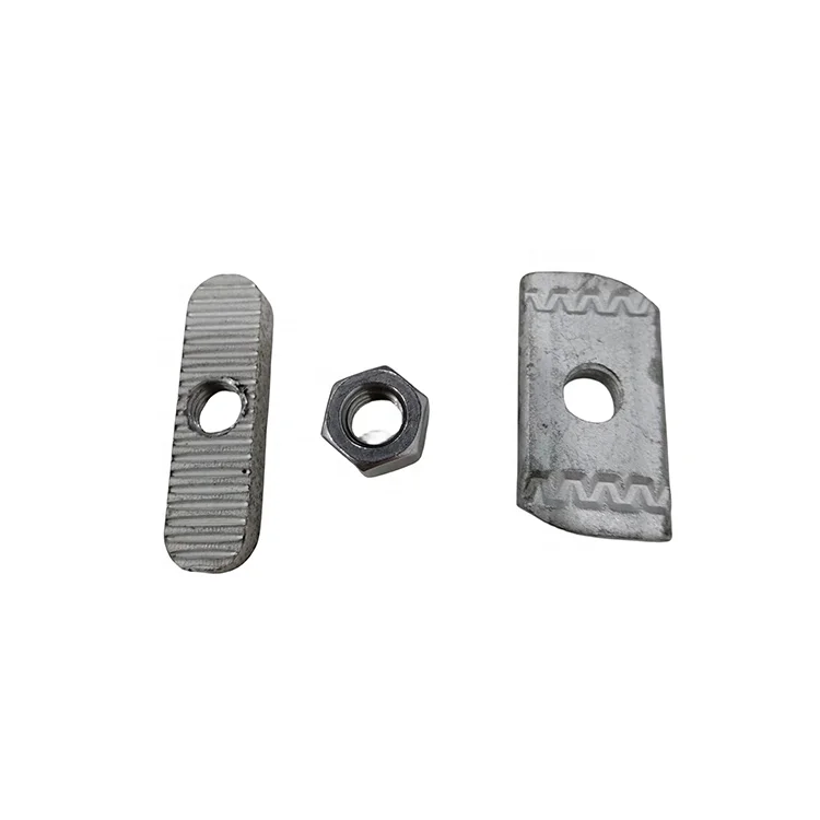 CE PV Fasteners Universal Solar Panel Mounting Rail Aluminum SUS304 Fixing Nut Slider Nut for Solar Rail Structure