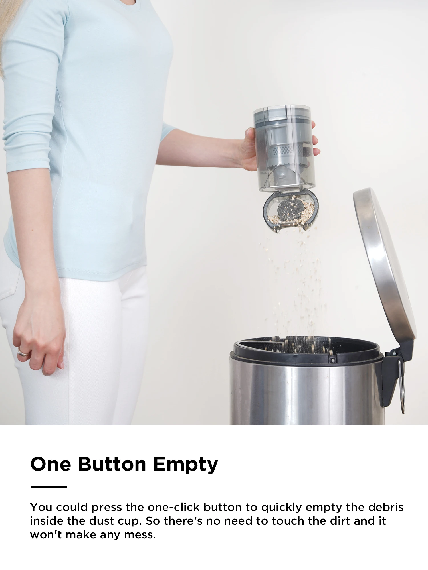 Midea Eureka Br5 Cordless Vacuum Cleaner Handheld 14kpa For Home Self