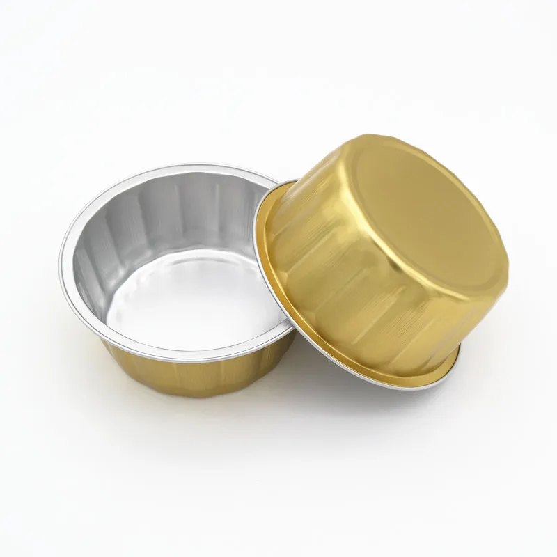 product microwave  oven safe round household take away food container 630ml disposable aluminium foil baking bread loaf pans with lid-3
