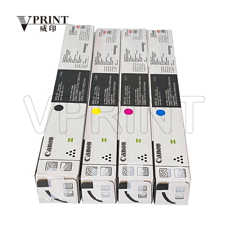 NPG-67 Tonerpatroon 8524B001 8525B001 K C M Y vir Canon IR ADW C3000 C3100 C3200 C3300 C3500 C3700 Drukkeronderdele Oorspronklik