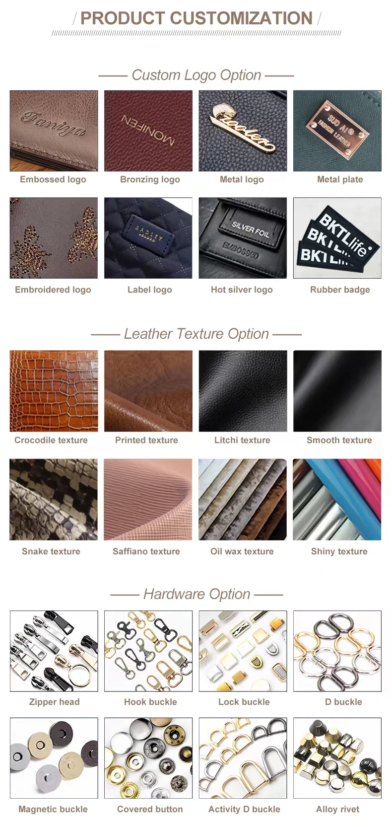 Factory Wholesale Genuine Leather Handbag Women Totes Shoulder Bag Real ...