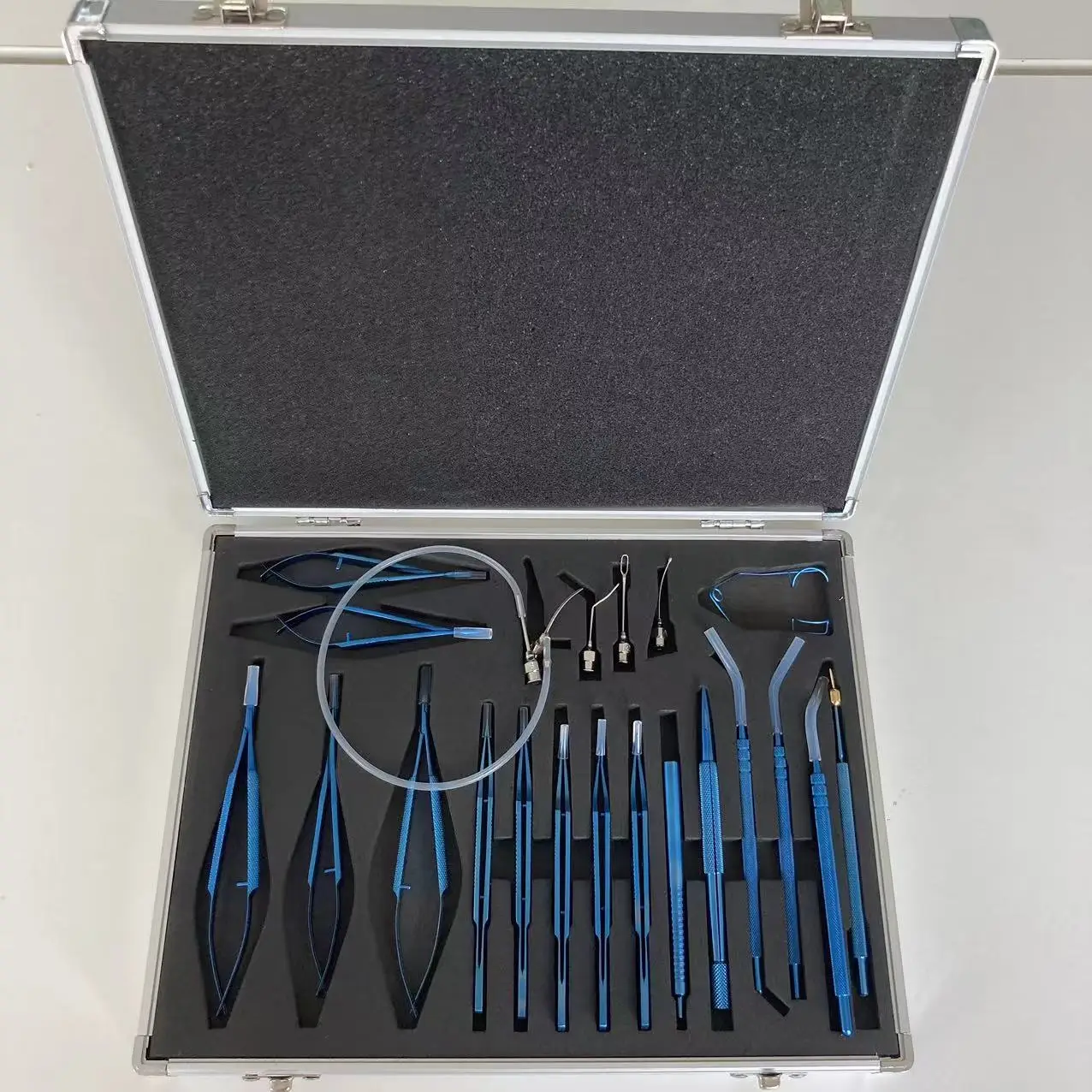 21-Piece White Cataract Surgery Instrument Kit Ophthalmic Microscopic Instruments OS-21