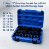BLUE 21pcs 6point