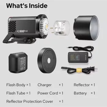 NEW Godox AD600Pro II AD600PROII All-in-One Outdoor Flash Outdoor Portrait TTL High-speed Synchronization Built-in Receiver product image