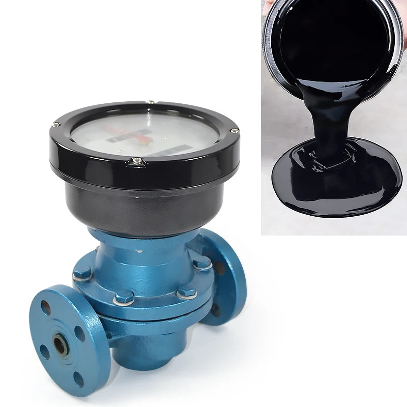 Shanghai Jns Cheap Heavy Fuel Palm Oil Oval Gear Flow Meter