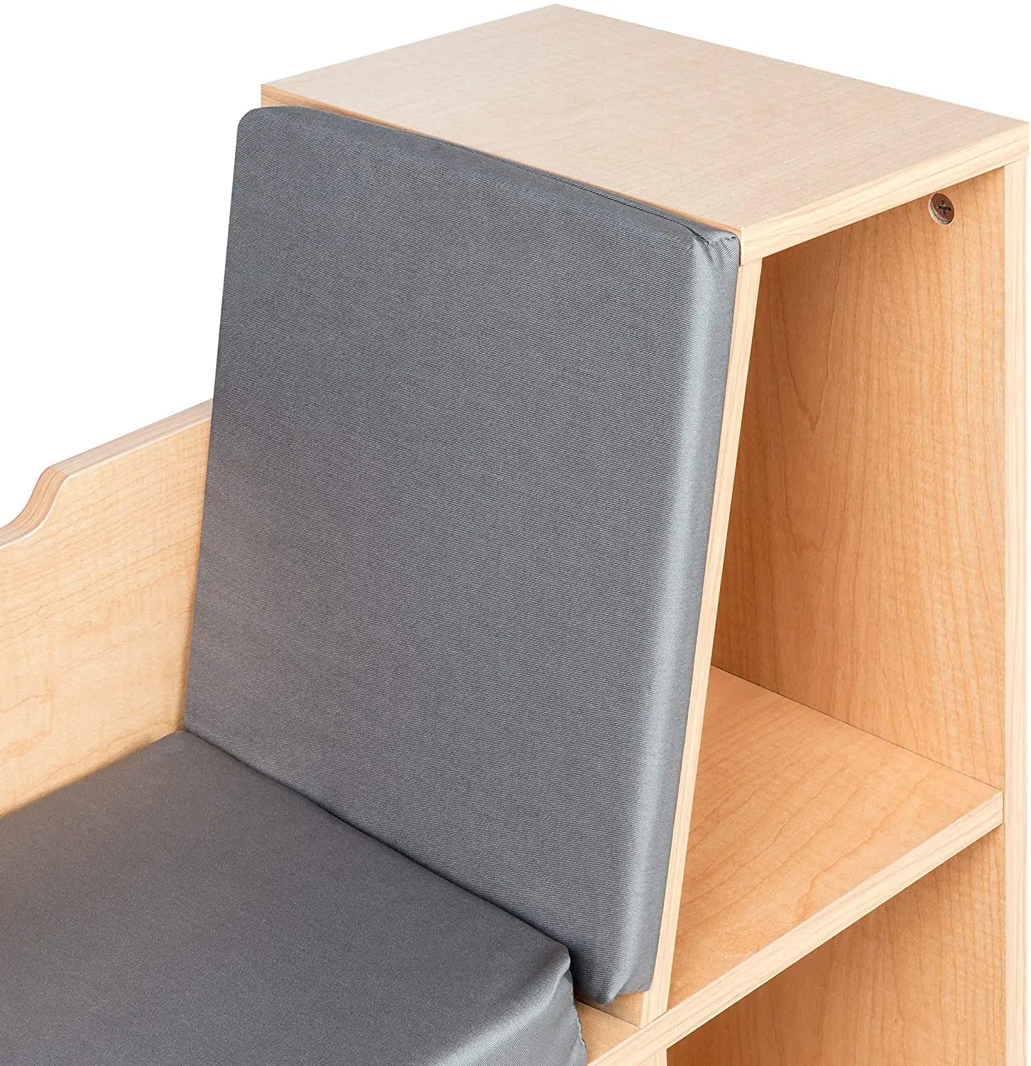 
 Combohome детская спальня Многофункциональный 6-Cubby органайзер для хранения подушечка скамейка для чтения детский книжный шкаф  