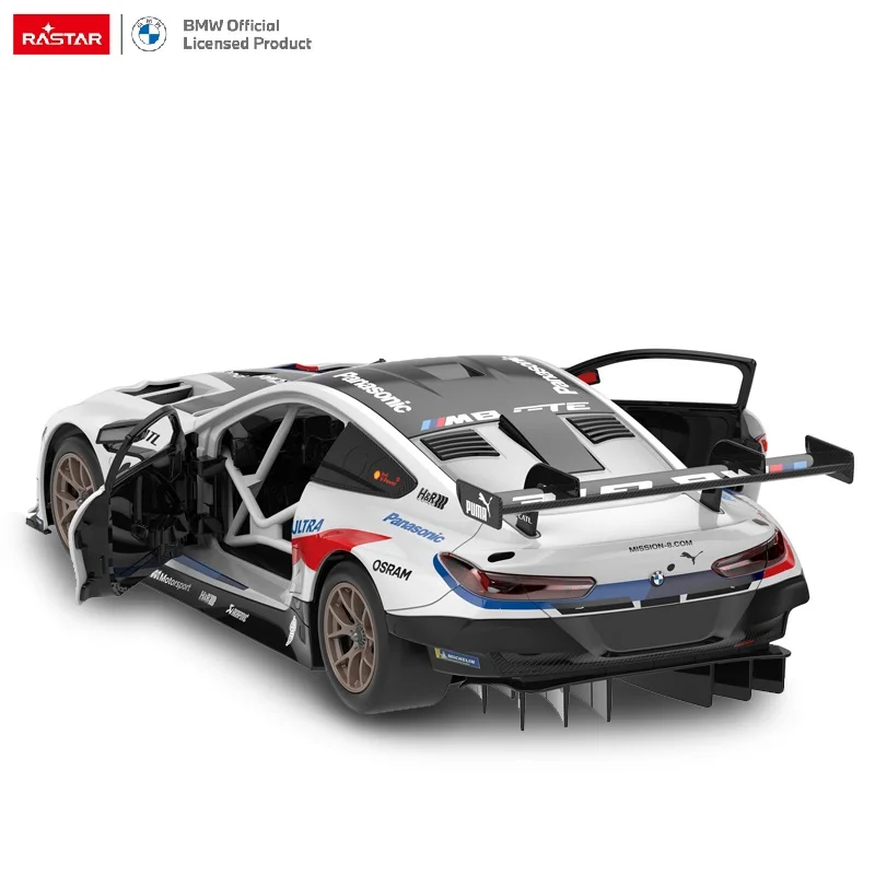 R/C 1:18 BMW M8 GTE RASTAR yapı seti montaj elektrikli oyuncak
