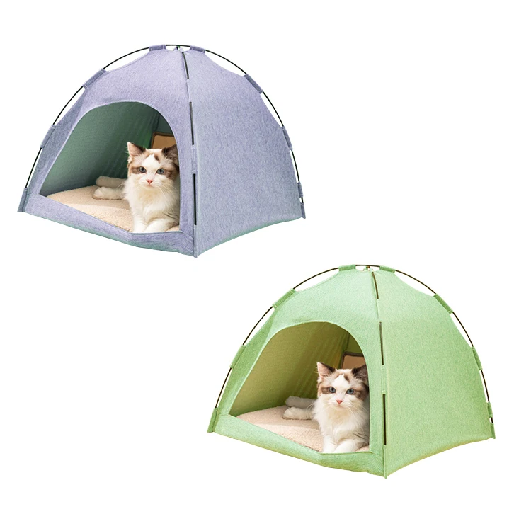 Famicheer BSCI Simple Foldable Pop up Pet Dog and Cat Camping Tent Bed Cat House