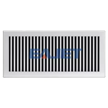 Air ventilate outlet aluminum supply air vent with opposed blade damper single deflection grille