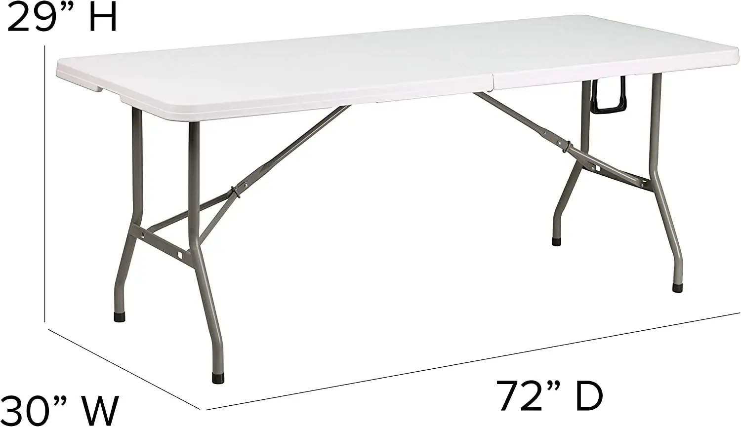 Npot Folding Table Work Table Resistant Camping Table For 8 People