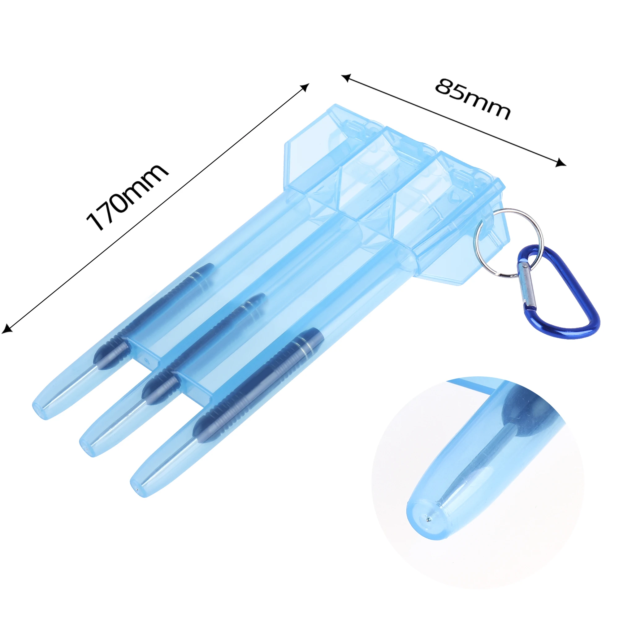 CyeeLife Freccette Dart Case Trasparente Scatola Con Un