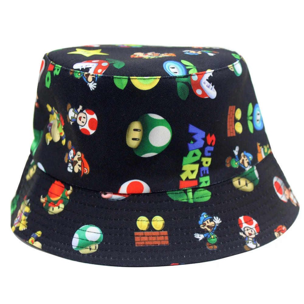 Summer Custom Sublimation Printing Doublesided Bucket Hat All Over