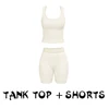 Tank top set-Beige