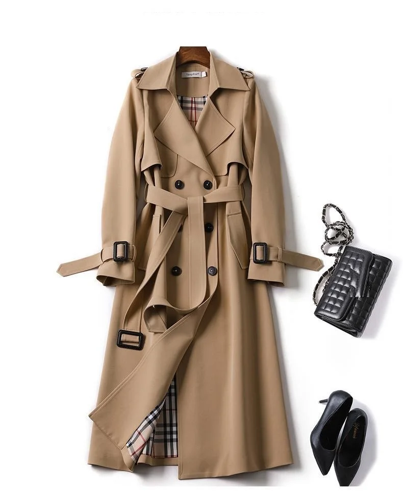 mid length trench coat ladies