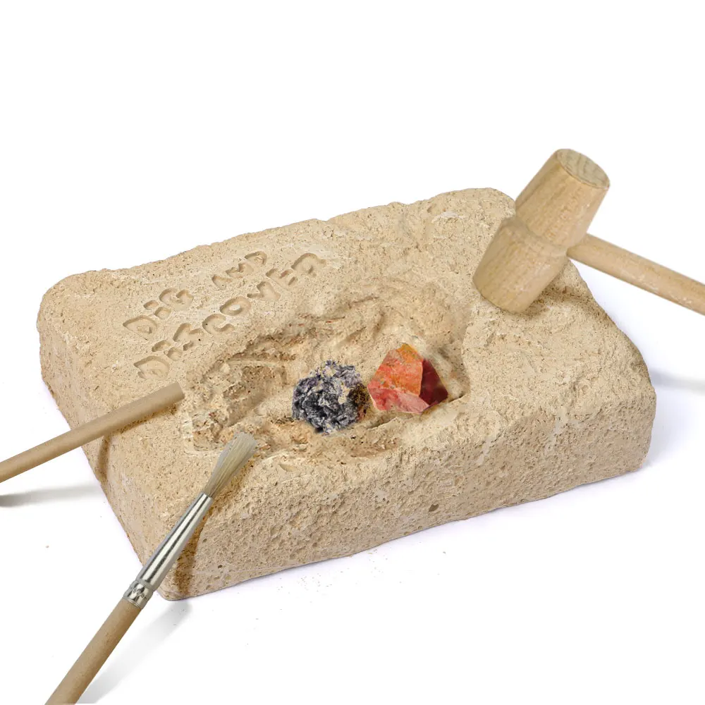 Excavation Kit Dig It Out for Classroom Education Toys Rocks Minerals and Gemstones Educational Toys for Kids