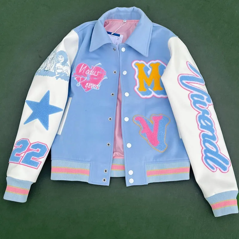 100% wool baseball jacket Custom unisex university college letterman varsity jackets for men_voghion.com