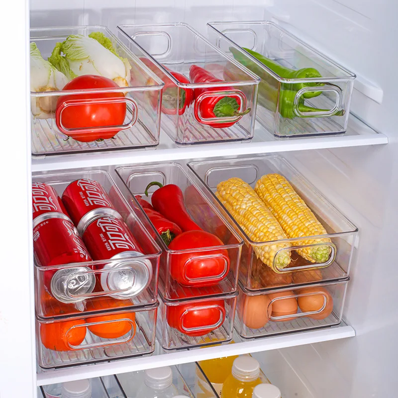 Wholesale Modern Japanese Drawer Type Stackable Refrigerator Vegetable Plastic Storage Box Food Container