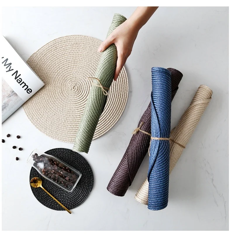 Oval Placemats For Dining Table Oval Vinyl Heat Resistant Wipeable