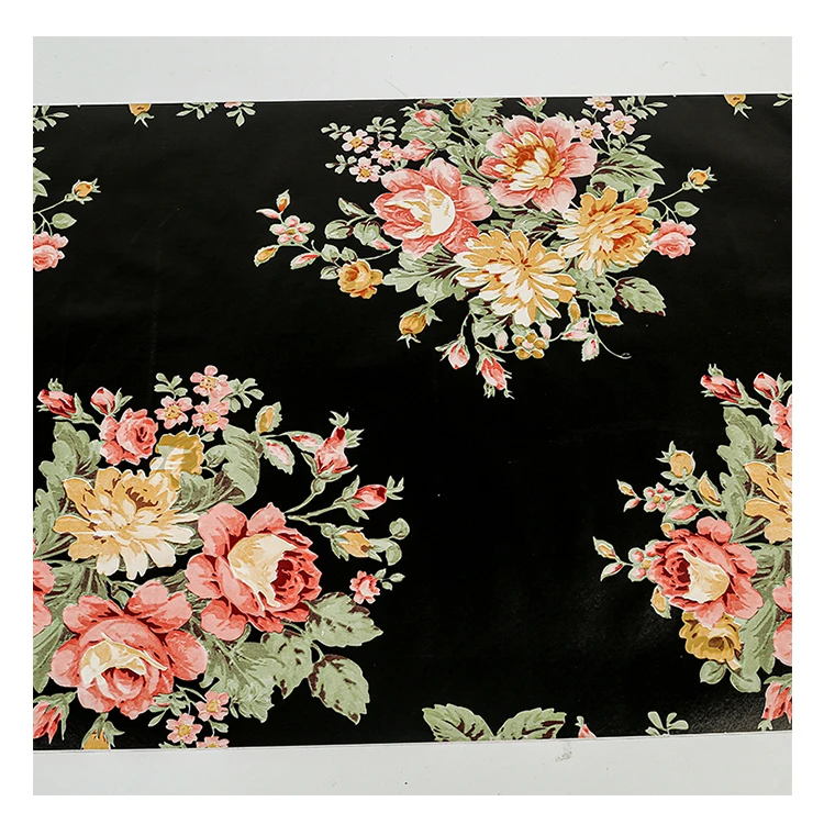 widely used custom floral wall print paper factory manufacture
