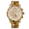 Gilded Tiger Striped Amber Swirl