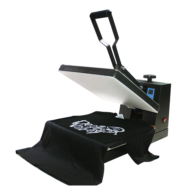 Flat heat press machine,heating press for printing machine,T-Shirt printing  machine. For transfer heating press printing. 38cm x 38cm price in UAE,  UAE