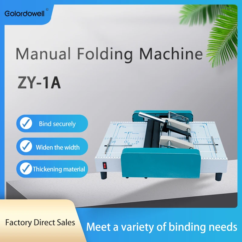 ZY-1A Tabletop Electric A4/A3 Booklet Maker - Paper Folding Machine