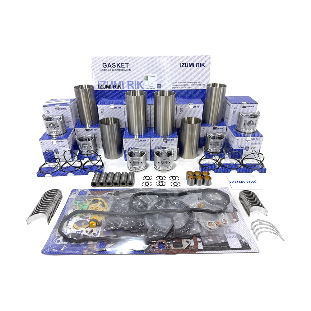S2600 S2800 S2200 Overhaul Rebuild Kit with Overhaul Kit Main & Conrod Bearing with Thrust Washer for Kubota