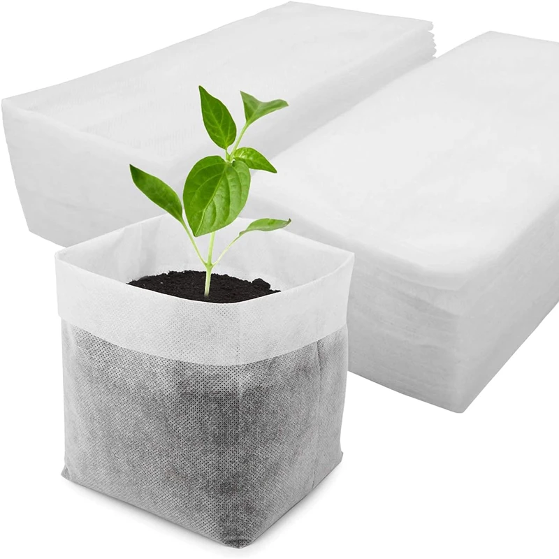Plant Seedling Nursery Biodegradable Non-woven 1 3 5 Gallon Fabric Grow Bag