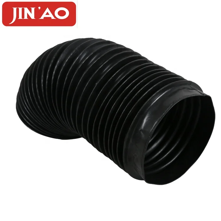 Round Bellows Cover Protection Bellows Protective Rubber Threaded Screw