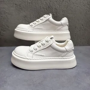 Business Casual Womens Uniform Autumn Fashion Trend Dress Shoes Oxford Loafers Derby Flats Genuine Cow Leather Round-Toe Low-Top