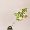 Une seule branche rose