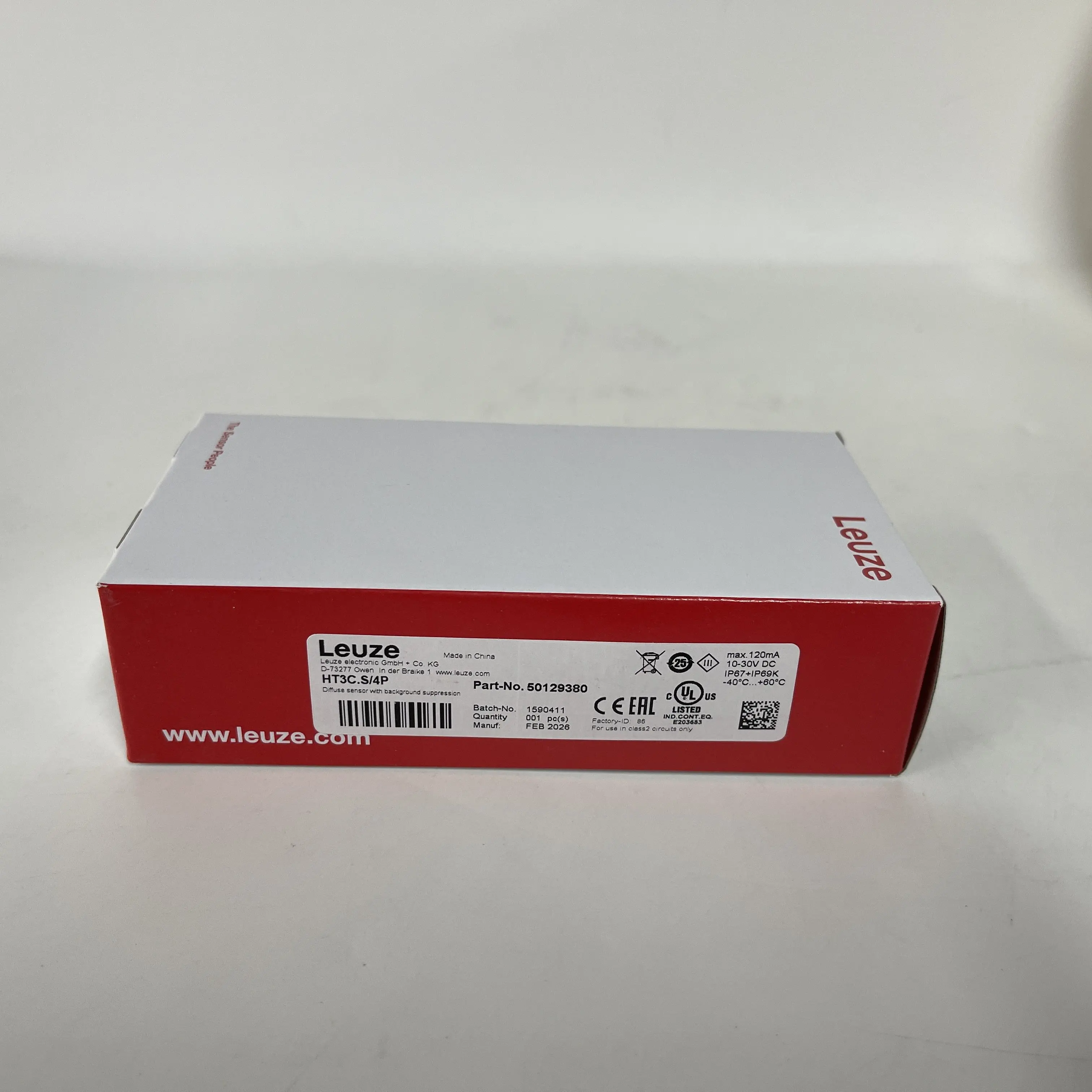 Leuze Photoelectric Sensor HT3C.S/4P 50129380 Leuze Photoelectric Sensor HT3C.S/4P 50129380