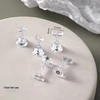 Pezzo degli scacchi in plastica singolo (05 trasparente)