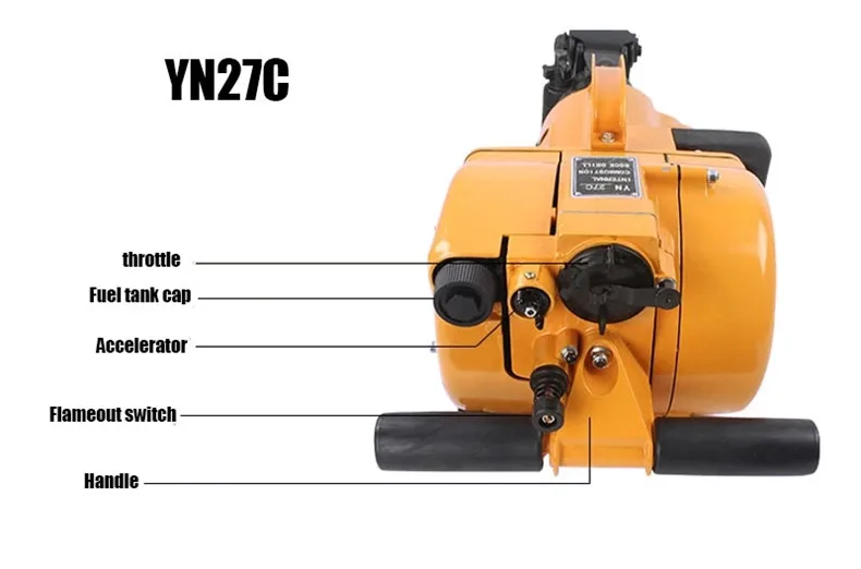 Construction Equipment YN27C Efficient drilling and demolition equipment for building small gasoline rock drill