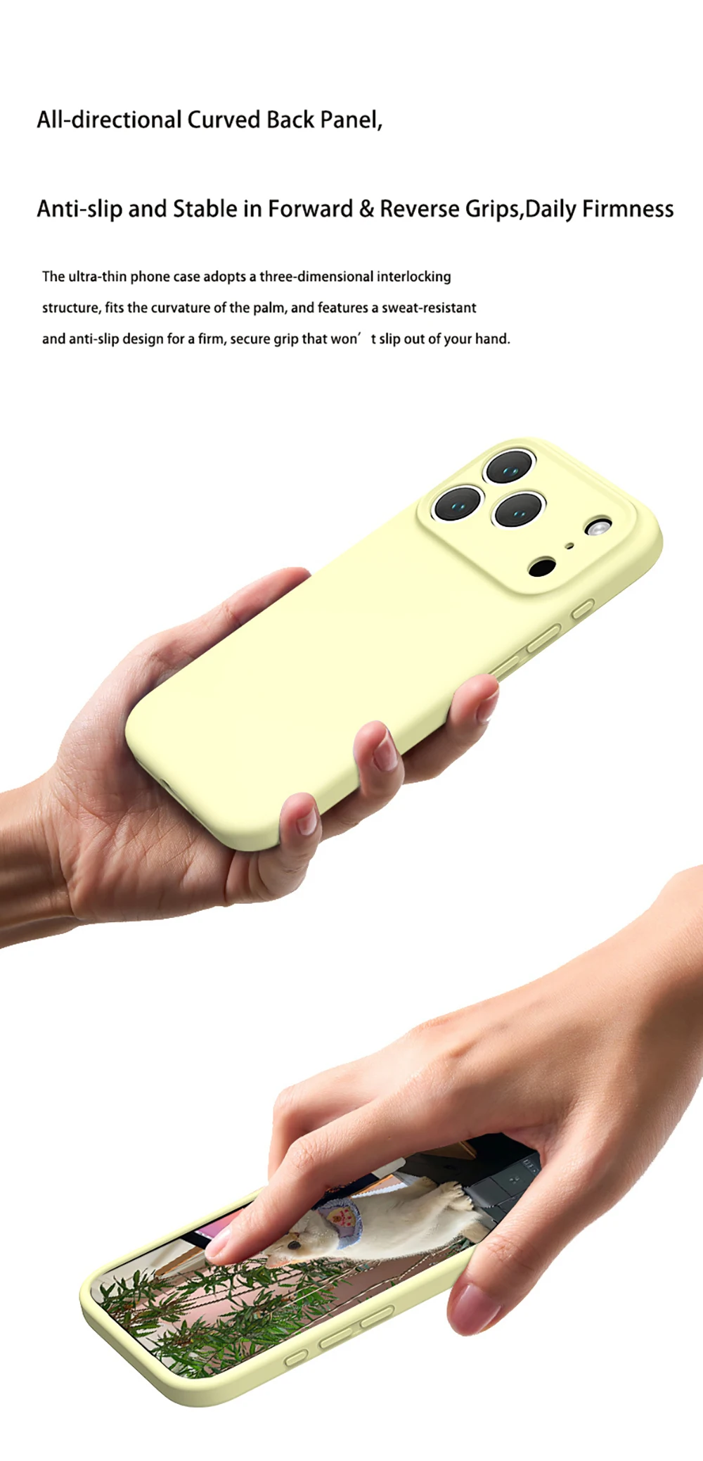 product laudtec slim liquid silicone 3 layers full covered soft gel rubber case cover for iphone 17 pro 2025 for apple magnetic case-11