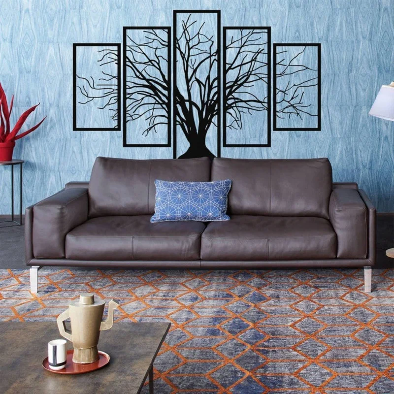 Tree of Life Norse Decor WJD53 Tableau Mural Salon Metal Art Wall Decor