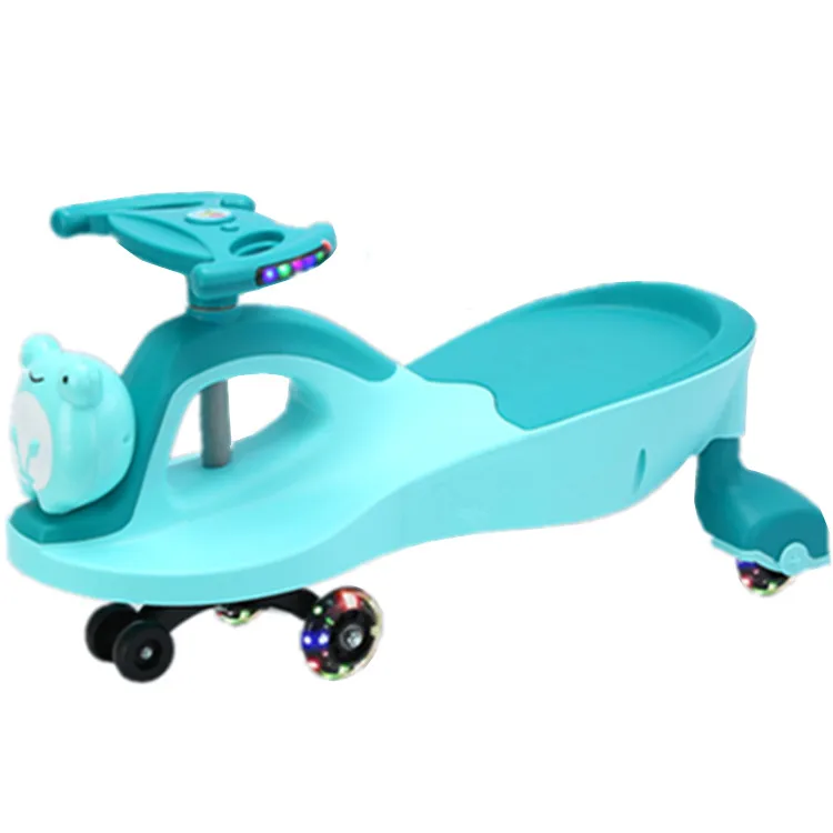 Kids' Swing Car Toys Ride  Twist Magic Plasma PU Flashing Wheels Baby Balance Bike Ride on Car Scooter Wiggle Car