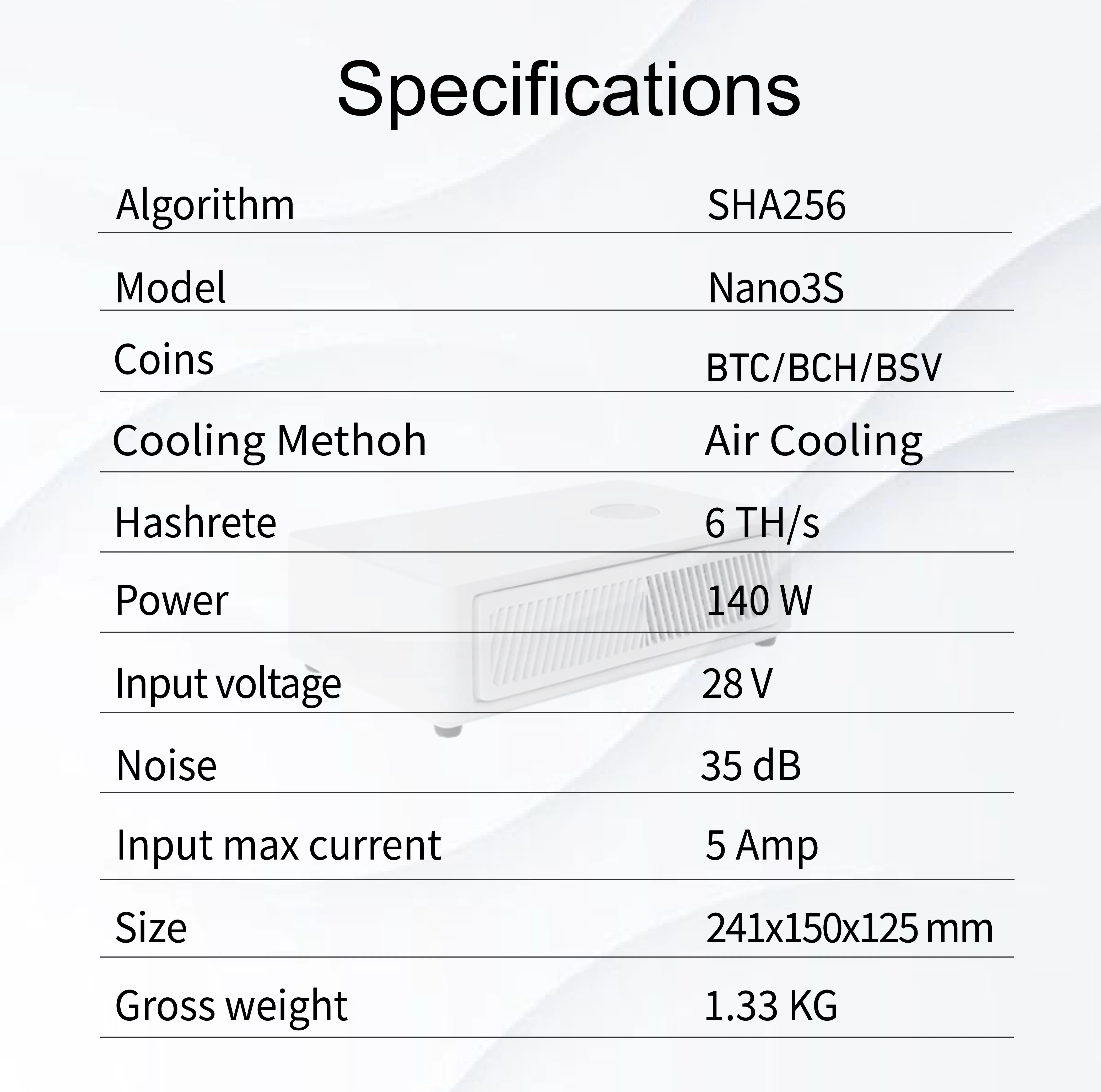 ASICARK 아발론 나노 3S 6T 비트코인 채굴기 | 효율적이고 컴팩트한 ASIC 채굴기 히터 서버