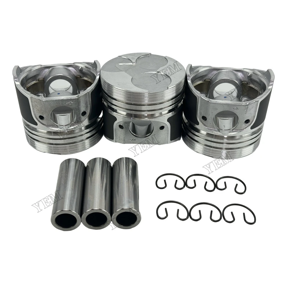 Piston Kit Fit for Kubota D1005 Engine 2