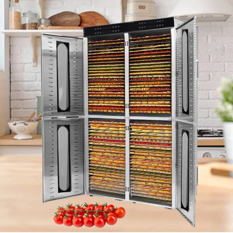 80-tray commercial food dehydrator, stainless steel, 220V