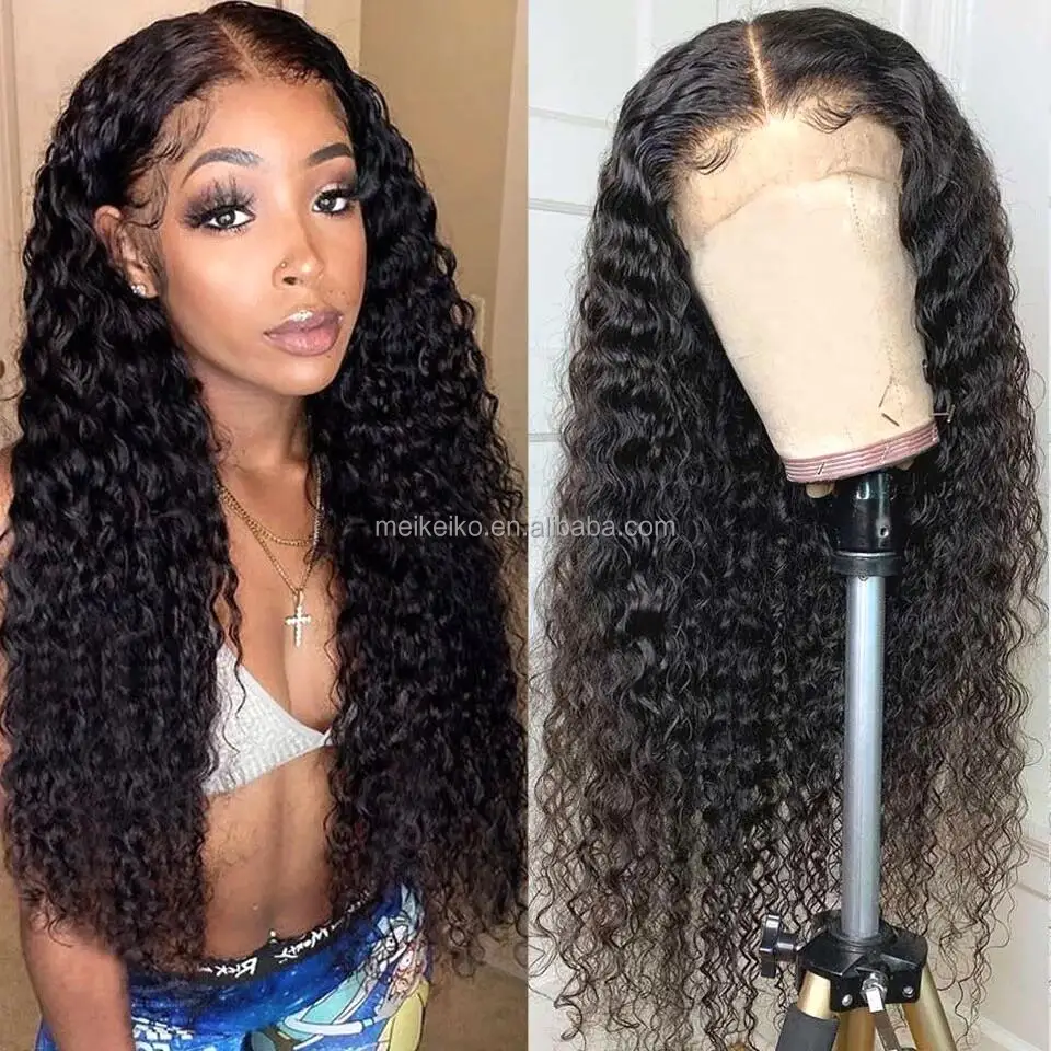 250 Density Loose Deep Wave Hd Lace Frontal Wig Wet And Wavy Curly Human Hair Lace Front Wigs