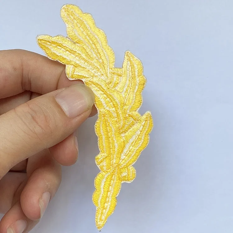 Wholesale Iron on Yellow Gold Scrambled Eggs Badge Patches
