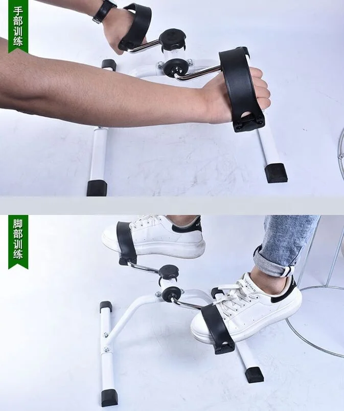 ONESTARSPORTS Foot Pedal Exerciser Mini Arm Leg Rehab Low Impact Under Desk Exercise Bike Foot Hand Cycle Portable Bike