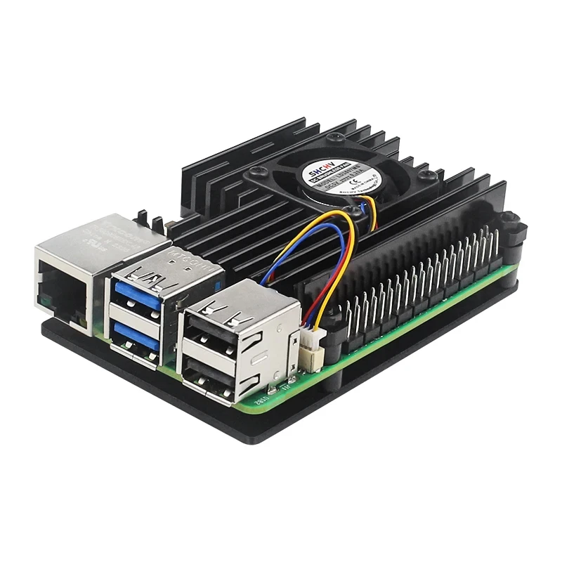 Raspberry Pi 5 Kit 4GB 8GB RAM Including Power Supply 27W RTC Battery Box SD Card Card Reader Metal Case with Fan Video Cable 4K