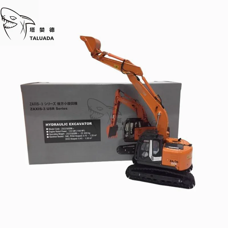TALUADA HITACHI Alloy 1:50 Scale ZAXIS ZX225USRK-3 Model Toy