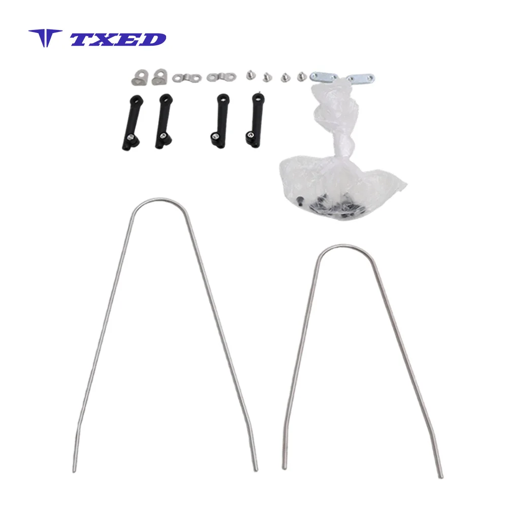 FangDa Z3 OEM Stainless Steel Mountain Bike Dual Kickstand Adjustable Stand Front 255mm/Rear 315mm for Electric Bikes (REAR