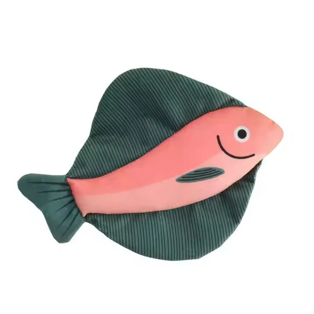 Amaz High Quality Tooth Molar Mint Fish Canvas Cat Pet Toys Fish