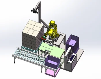 3d Vision System Guided Robot Arm For Depalletizing - Buy Industrial ...