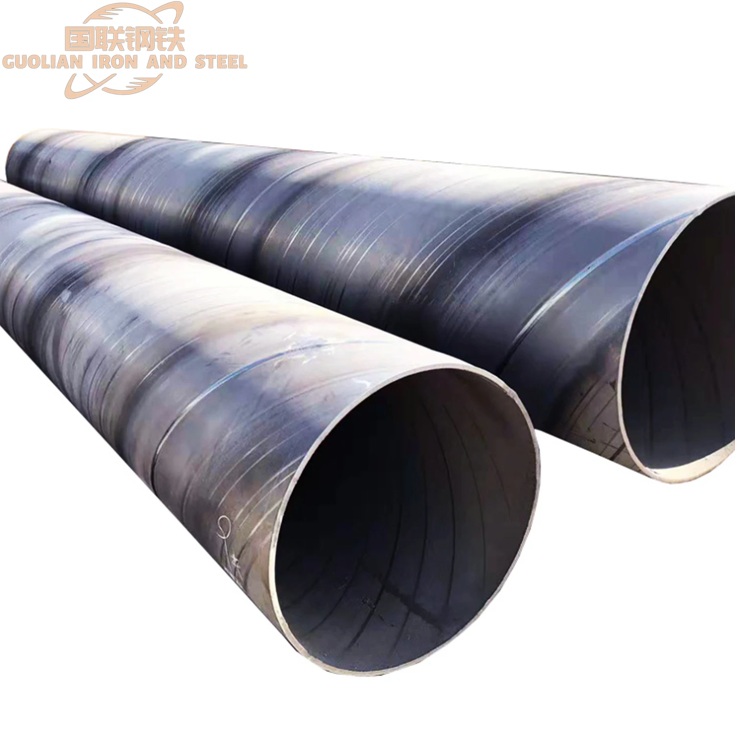 3PE Large Diameter API 5L Grade B spiral Welded Steel Pipe For Liquid Transmission and hydraulic pipeline
