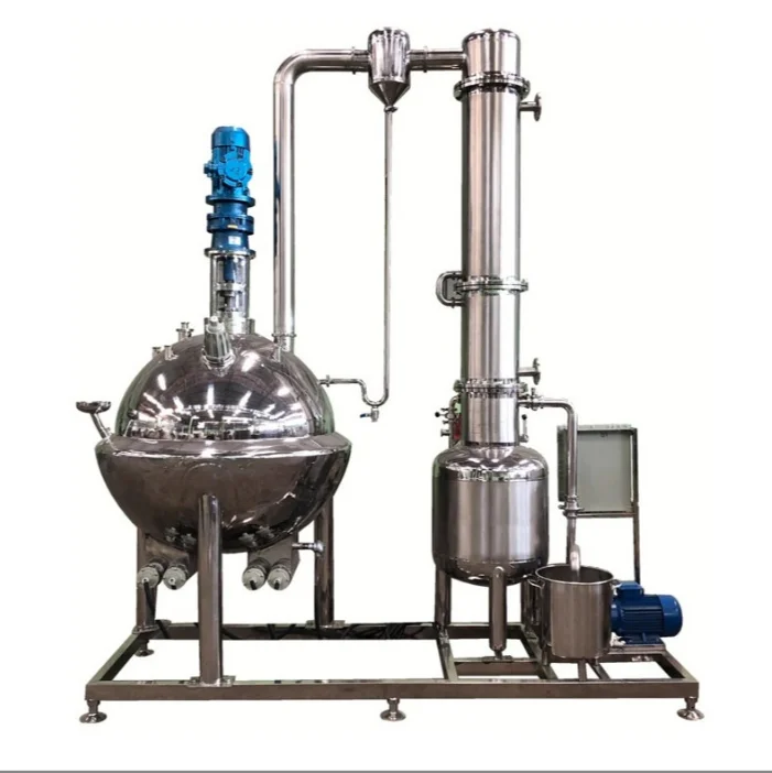 Stainless Steel Spherical Vacuum Evaporator Concentrator Herbal ...